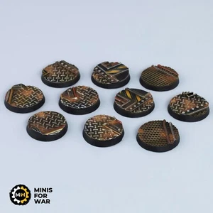 Fábrica - Bases 3D listas para la batalla - 10x 32 mm [PINTADAS] - Imagen 1 de 4