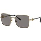 Versace Ve2227-100287 59 Ve2227 Sunglasses Gold Frame Grey Lens