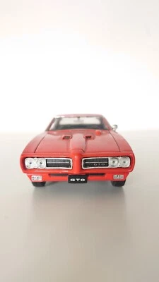 Welly 1969 Pontiac GTO Judge Orange 1/24 Scale Diecast Car 22501 - Image 1 of 4