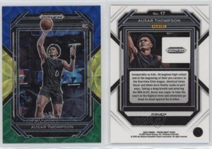 2023 Prizm Draft Picks Choice Blue Yellow & Green Ausar Thompson #17 Rookie RC