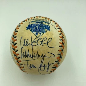 1992 All Star Game Team Signed Baseball Kirby Puckett Cal Ripken Jr. JSA COA - Picture 1 of 11