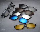 5 lunettes de soleil magnétiques haut de gamme à clipser + 1 lunettes de lecture vision unique A