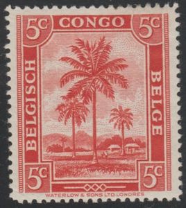 Belgian Congo 1942 SC# 187 - Oil Palms - M-H Lot # 7 - Picture 1 of 2