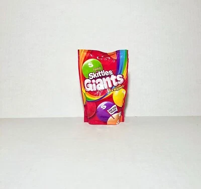 Skittles Gigantes Frutas Caramelo A Granel Sabor Original Masticable Exótico Reino Unido Caramelo 141g Bolsa Foto 1 de 2