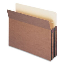 Smead Redrope Drop Front File Pockets, 3.5" Expansion, Letter Size, Redrope, 25