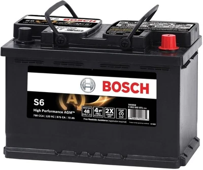 Batería BOSCH S6585B AGM Válvula Regulada BCI Group 48CCA 760 120 Capacidad de Reserva Foto 1 de 4