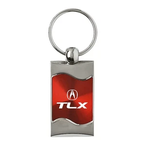 Red Rectangular Wave Keychain - Officially Licensed for Acura TLX - Picture 1 of 3