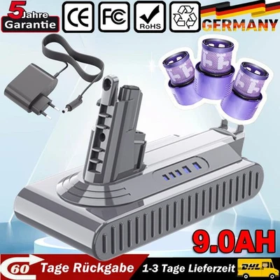 9000mAh Akku 25.2V Für Dyson V10 Ersatzakku Großer SV12 Absolute Staubsauger NEU - Bild 1 von 4