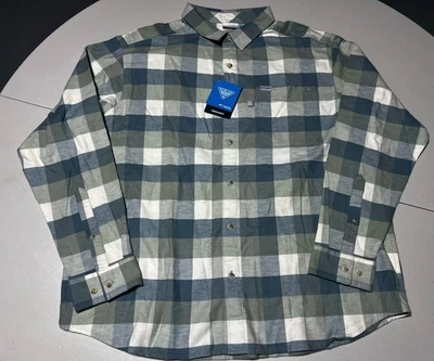 Nueva Camisa de Pesca Columbia Slack Tide Franela Para Hombre XL PFG Omni Mecha Ventilada Nueva Con Etiquetas Foto 1 de 4