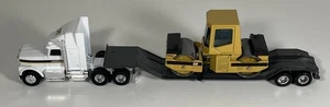 Ertl 1/64 Diecast CAT Hauler IH Semi Lowboy Trailer Joal CB-534 Compactor - Picture 1 of 15