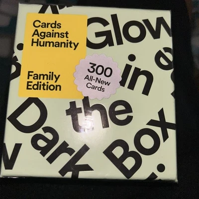 New Cards Against Humanity Family Edition: New Glow in the Dark Box • Expansion - Image 1 of 2