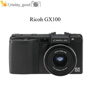 Ricoh GX100 Compact Digital Camera 10MP 3x Optical Zoom Black Date/Time Stamp - Picture 1 of 10