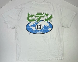 Hidden NY Technology Systems Globe Logo T-Shirt weiß XL Japan Grafik Tee - Bild 1 von 8