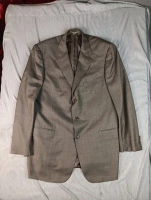 Abrigo Blazer Deportivo Lana Gris Ermenegildo Zegna Neiman Marcus Para Hombres 44/46L* Foto 1 de 4