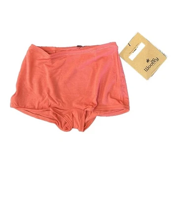NEW Woolly Women's Boy Short, 95% Merino Wool, Wild Rose Pink, Extra Small - Image 1 of 2