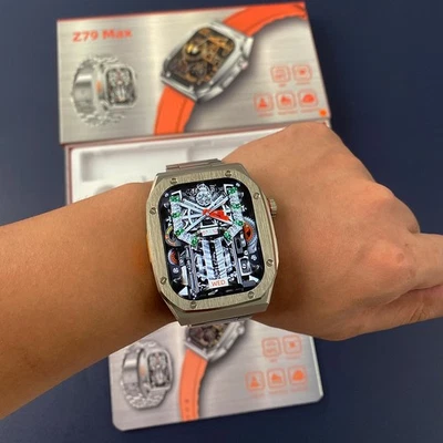 Smart Watch Waterproof Bluetooth Call Fitness Tracker  Compass With 2 Straps - Image 1 of 4