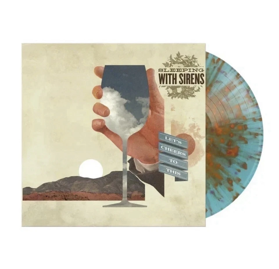 Sleeping With Sirens - Let's Cheer To This BLUE TANGERINE VIOLET SPLATTER Vinyl