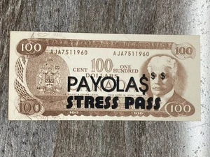 Vintage The Payolas STRESS PASS cloth sticker original Backstage Pass RARE !!! - Picture 1 of 2