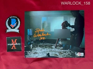 Dick Warlock Halloween 2 H2 Michael Myers signed 8x10 photo Beckett horror - Picture 1 of 1