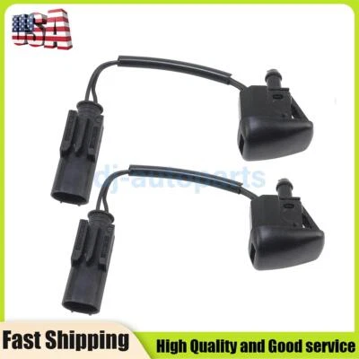2×New Windshield Washer Nozzle For BMW 61667046060 2004-2010 525i 528i 530i 535i - Image 1 of 4