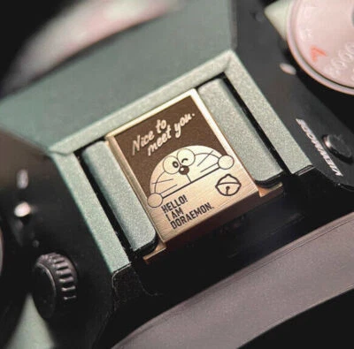 Hot Shoe Cover Cap Metal Brass Shutter Button For Sony Canon Fuji Nikon Leica - Image 1 of 4