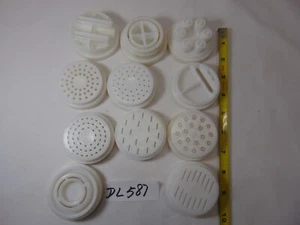 Popeil Automatic Pasta & Sausage Maker Model P400 Replacement Lot 11 Disc Dies - Picture 1 of 6