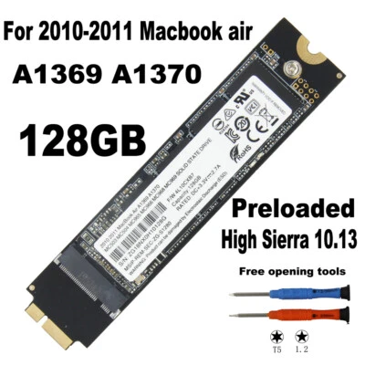 128GB SSD Solid State Drive For APPLE MacBook Air 11" A1370 13" A1369 2010 -2011 - Image 1 of 4