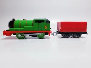 Percy Thomas & Friends Mattel Trackmaster Motorized Train Engine 2013 Gullane - Picture 1 of 8