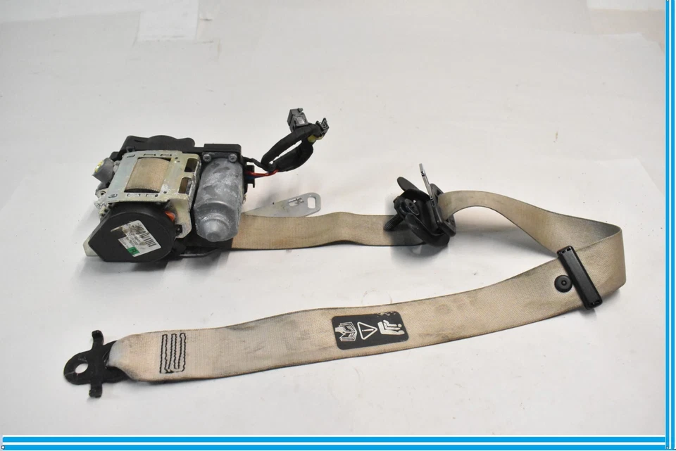 09-12 BMW 740 750 B7 Front Seat Upper Safety Belt Right Side Oyster71 F01 F02 - Image 1 of 4