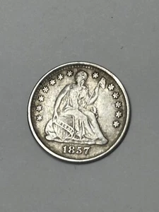 Medio centavo 1857 en muy buen estado - Imagen 1 de 2