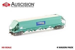 Auscision (NLH-3) NPZH Limestone Hopper, FreightCorp Faded PTC Blue - 4 Car Pack - Picture 1 of 2