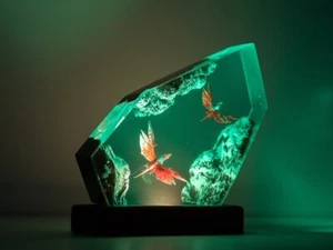 Dragon Ikran Avatar 2 Night Lights, Epoxy Resin Ocean Lamp, Home Decor - Picture 1 of 7