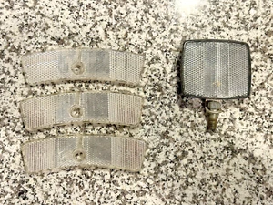 Lot of 4 Vintage Schwinn 5625 R-7C 5634C Bike Reflector Stem Mount with Bracket - Picture 1 of 7