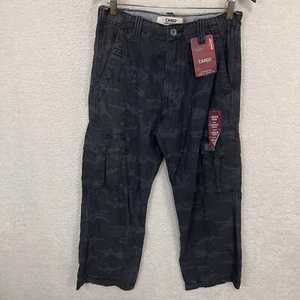 Levi’s Cargo Pants Men’s 30x30 Gray Blue Camouflage Loose Fit Straight Leg NWT - Picture 1 of 11