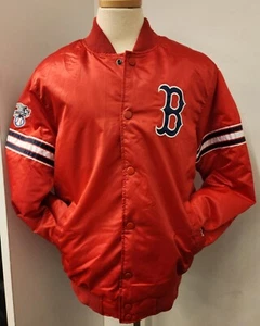 Starter MLB Pick & Roll Volldruck Satinjacke - Boston Red Sox - Bild 1 von 2