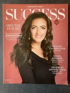 Success Magazine December 2017 2010's Lifestyle Start-up Ideas Business Tech - Picture 1 of 10