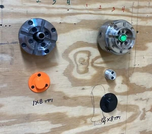 Montaje de portabrocas impreso en 3D de 1 x 8 TPI - Imagen 1 de 5