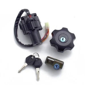 Ignition Switch Fuel Gas Cap Seat Lock Set For Suzuki DR650S DR650SE 1998-2022 - Bild 1 von 9