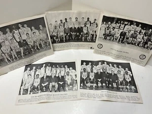 Boston Celtics Vintage Team Picture Photo Lot w/ 1957 World Champs Bill Russell - Picture 1 of 18