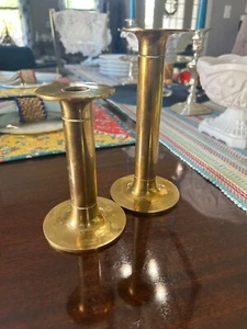 COPPIA DI PORTACANDELE VINTAGE ORSKOV - MADE IN THAILAND - Foto 1 di 4