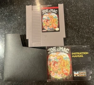 Joe & Mac Nintendo NES With Sleeve And Manual - Picture 1 of 2