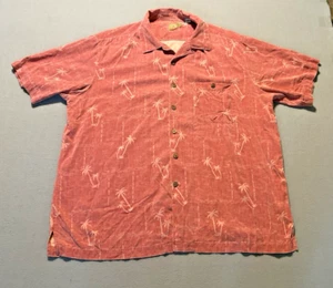 Camicia uomo hawaiana caraibica manica corta con bottoni taglia large XL - Foto 1 di 8