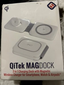 QiTeKMagDock, 3 In 1 Wireless Charger For Smart Phone - Photo 1 sur 4