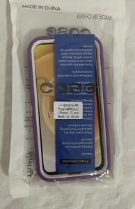 For iPhone 13 Pro 6.1 Phone Case Heavy Duty  Shockproof Cover Purple White New  - Foto 1 di 4