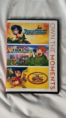 Family Movie 3 DVD Lot Ferngully / Troll in Central Park / Secret of NIMH Foto 1 de 4