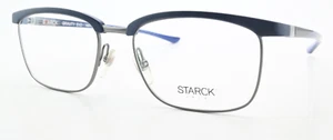 Starck Eyes Mikli Glasses Frame Gravity Evo SH3039 0004 53-18 140 Blue Satin New - Picture 1 of 13