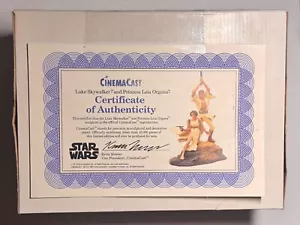 STAR WARS CINEMACAST BY KENNER 42/5000 LUKE SKYWALKER & PRINCESS LEIA 1995 - Picture 1 of 2