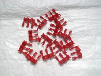 Quercetti Skyrail Spare/Replacement Parts 15 x Small Red Connectors 6430 & 6445 - Image 1 of 4