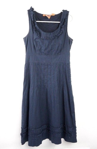 Abito senza maniche Tory Burch da donna blu navy taglia 0