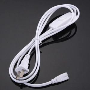 T4 T5 T8 Tube Connector Cable Cord Plug For LED Fluorescent Lamp Grow Light YK - Picture 1 of 9